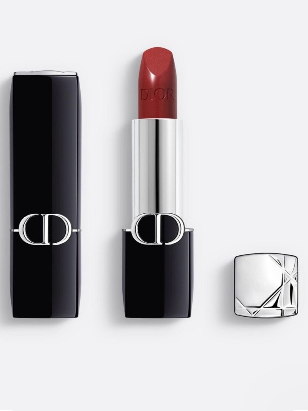Dior Rouge Dior Lipstick. Velvet, satin and veil finishes.  . 976. Daisy Plum